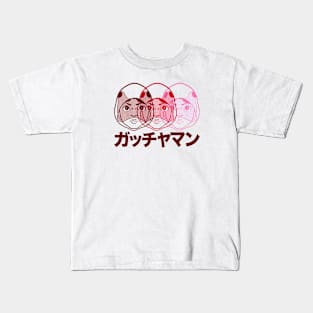 Gatchaman Battle of the Planets - 3 head Jun Kids T-Shirt